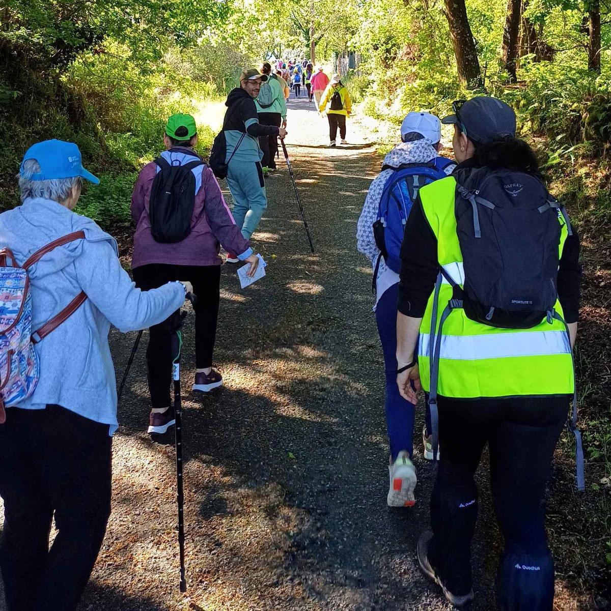Ruta de senderismo organizada por la Fundación María José Jove.