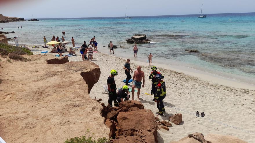 Desprendimiento mortal: fallece una bebé de dos meses en una playa de Formentera