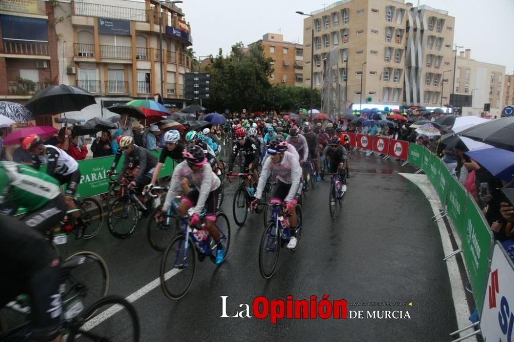 Salida de la Vuelta Ciclista a España desde Lorca