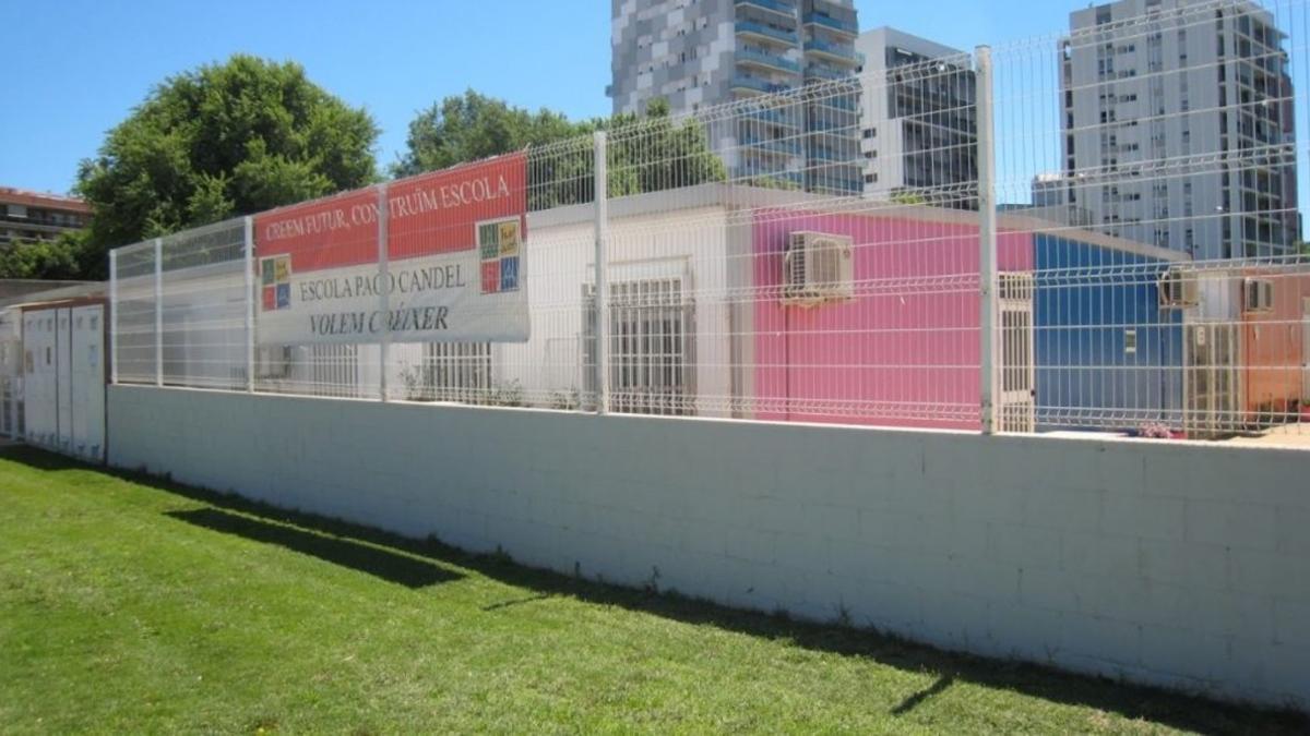 La escuela Paco Candel de L'Hospitalet se ubica actualmente en barracones provisionales