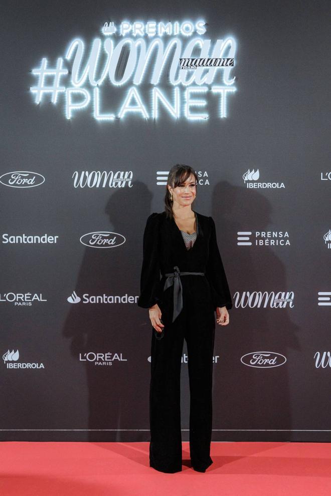 Begoña Villacís en la alfombra roja de los Premios Woman Planet 2021