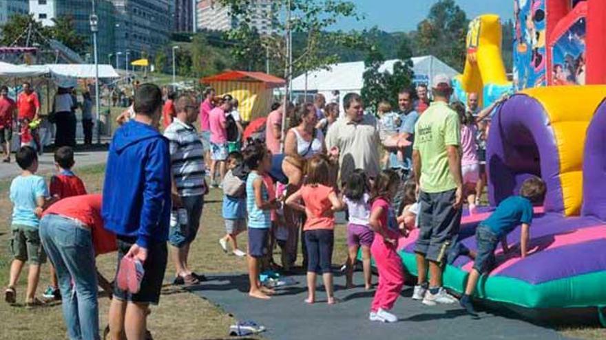 Hinchables en las Fiestas de Novo Mesoiro.