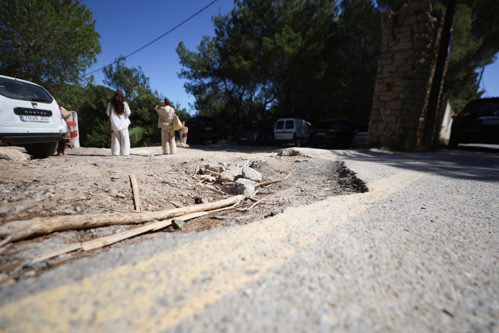 S’Aigua Blanca seguirá abierta pese al riesgo de desprendimientos