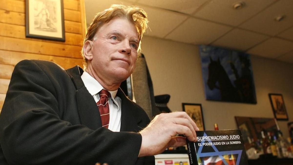 David Duke en una visita a Valencia en el 2007.