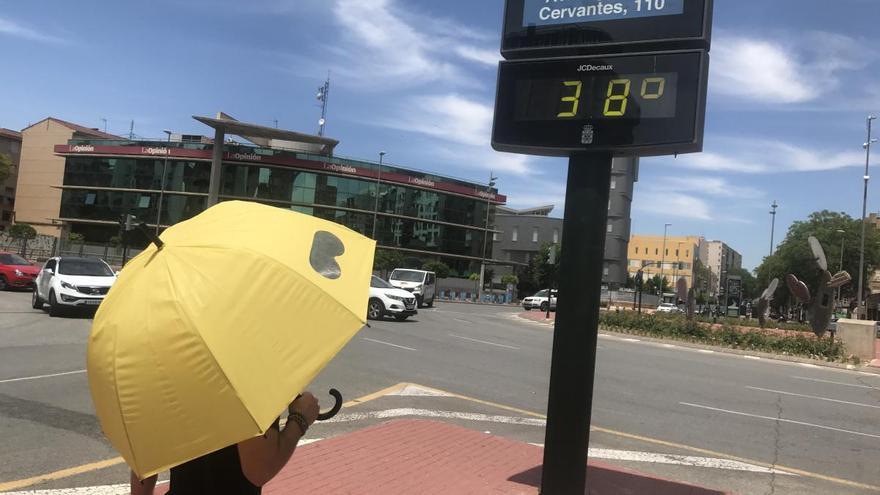 Ojo al tiempo hoy en Murcia: se esperan máximas de 37 grados