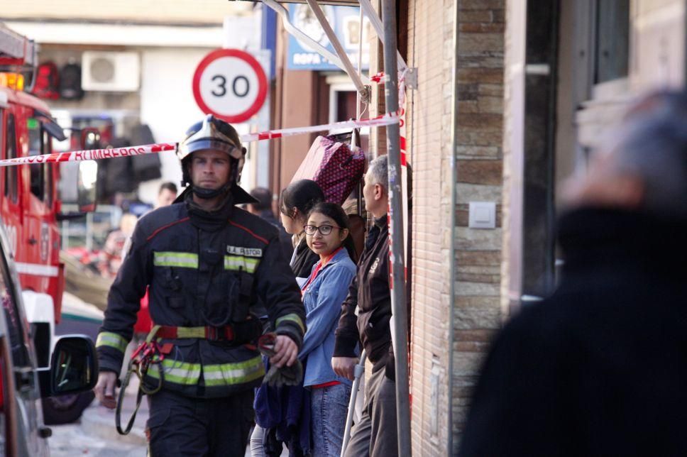 Derrumbe de una casa en Murcia