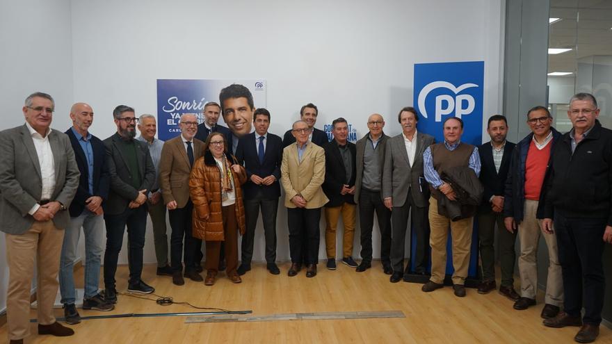 Carlos Mazón, en la reunión con entidades deportivas.