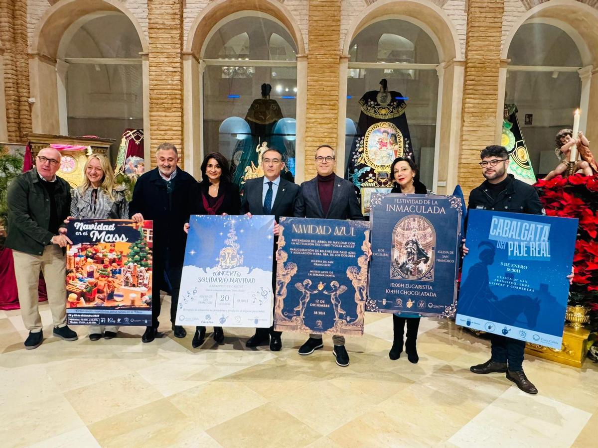 Presentación de la 'Navidad Azul'.