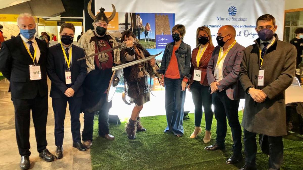 Presentación de la marca Mar de Santiago en la feria Fairway.