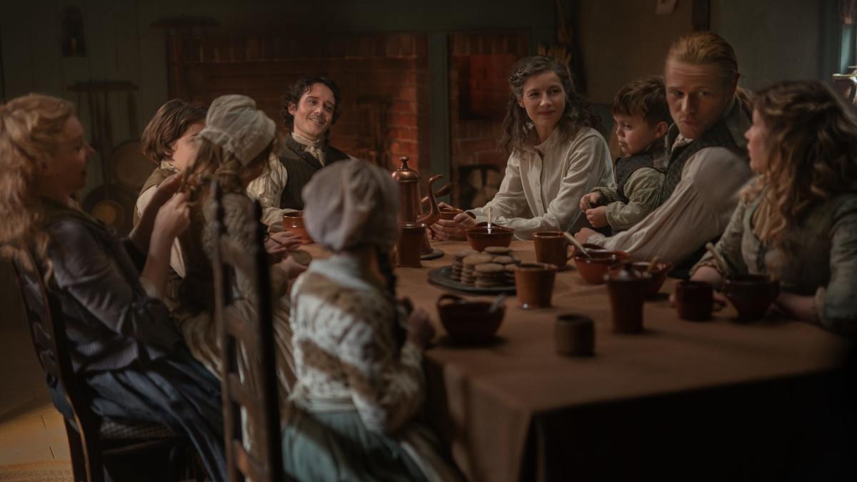 Jamie y Claire, en familia, en la octava temporada de 'Outlander'