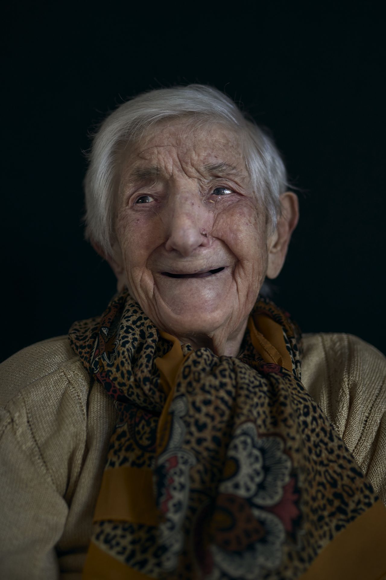 Leonor Devesa, de 103 años, tuvo el COVID en enero de 2021 y fue asintomática.