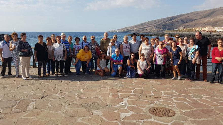 Mayores de El Sauzal en la costa de Güímar.