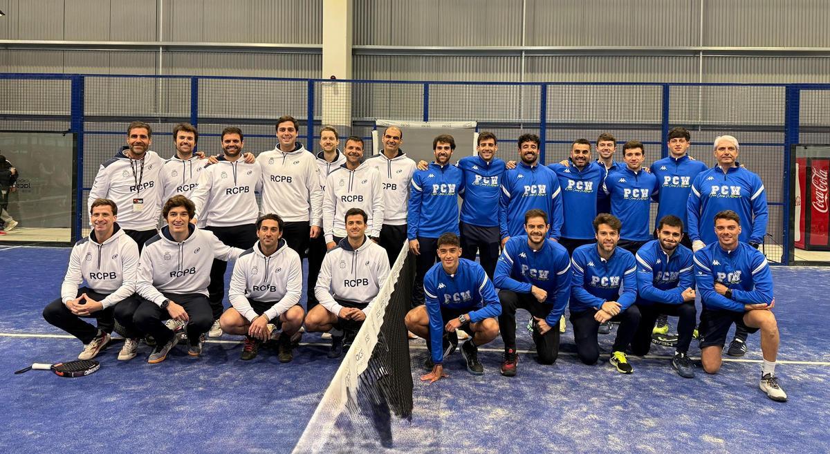 Integrantes del Real Club de Polo de Barcelona y de El Perú Cáceres Wellness.