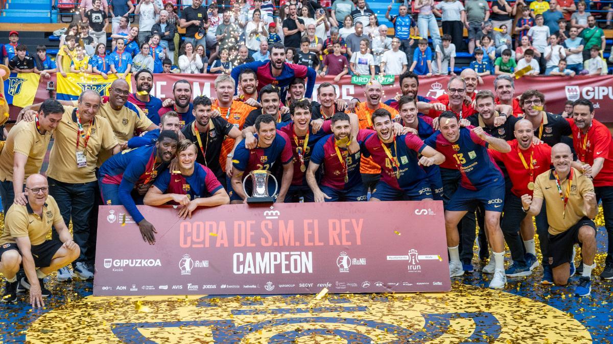 El Barça celebró otro título en Irun
