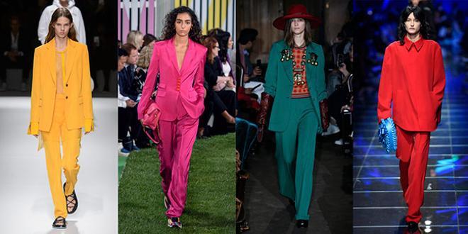 Looks de los desfiles de Boss, Escada, Gucci y Balenciaga.