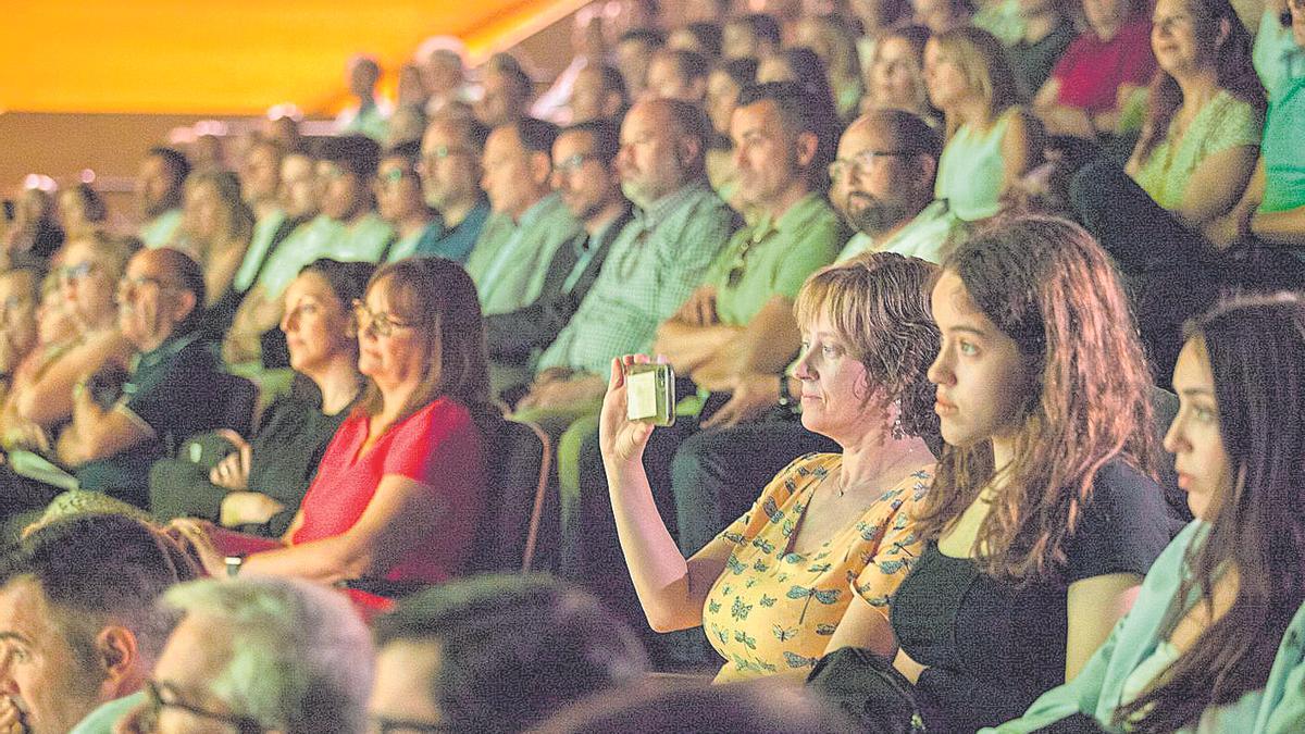 El público asistente al evento del miércoles en la Sala Gomis.