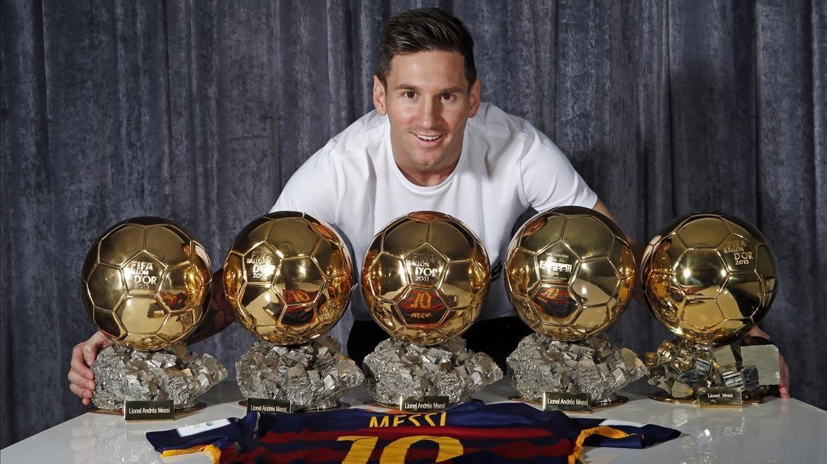 jjubierre32389785 messi con los cinco balones de oro171207131911 jjubierre32389785 messi con los cinco balones de oro171207131911