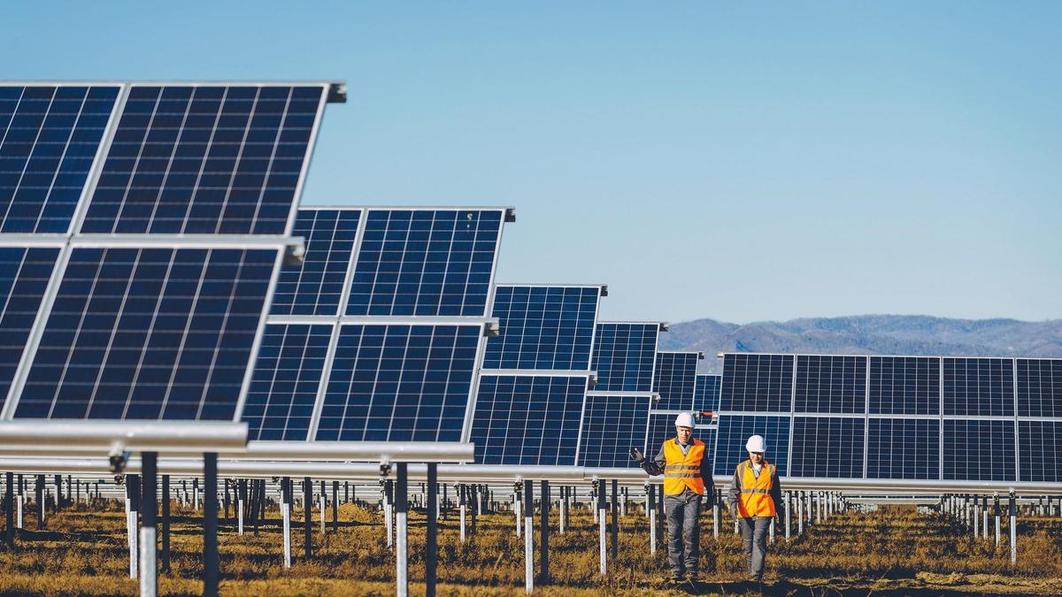 Parque fotovoltaico.