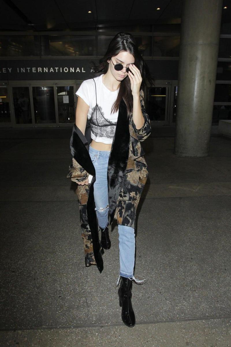 Kendall Jenner y cómo llevar lencería a la vista