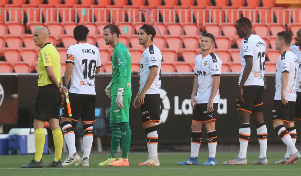 Las imágenes del Valencia CF - Valladolid