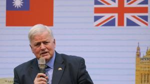 Bob Stewart, miembro del parlamento británico y copresidente del Grupo Parlamentario de Todos los Partidos Británico-Taiwanés