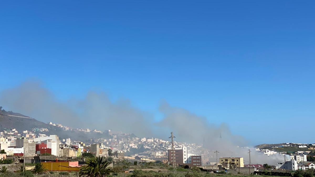 Incendio en Arucas