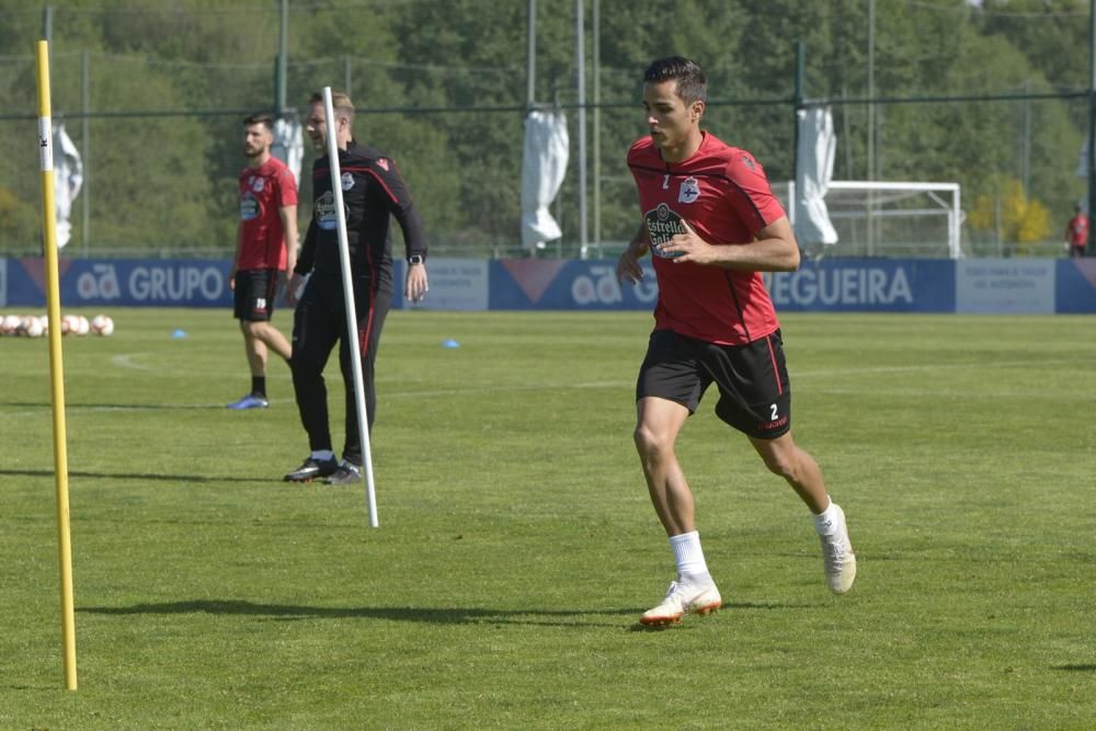 El entrenador del Deportivo, José Luis Martí, destacó que mañana al Zaragoza deberán "quitarle el balón" para tener posibilidades de regresar con una victoria de La Romareda.