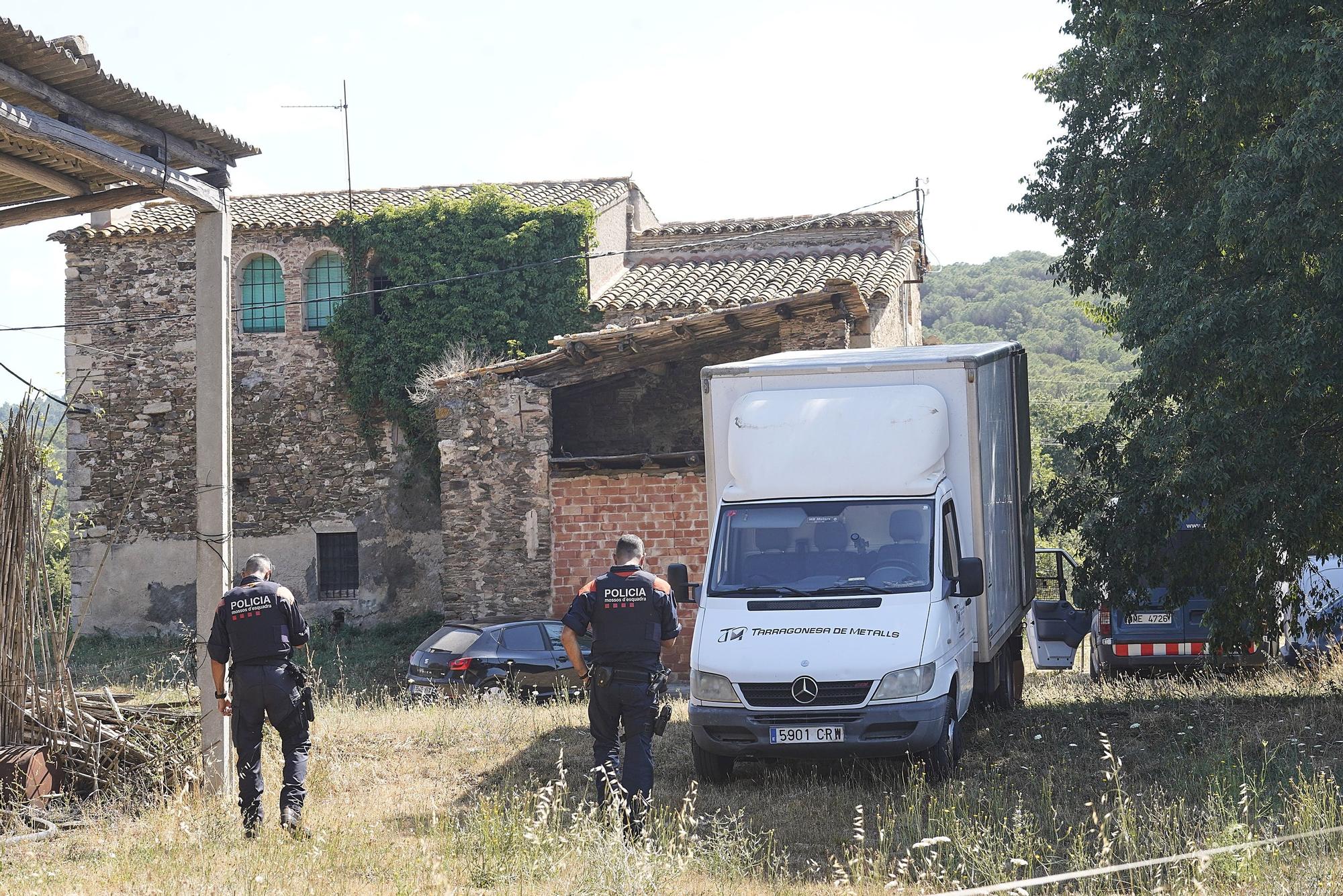 Plantació de marihuana en un mas de Quart