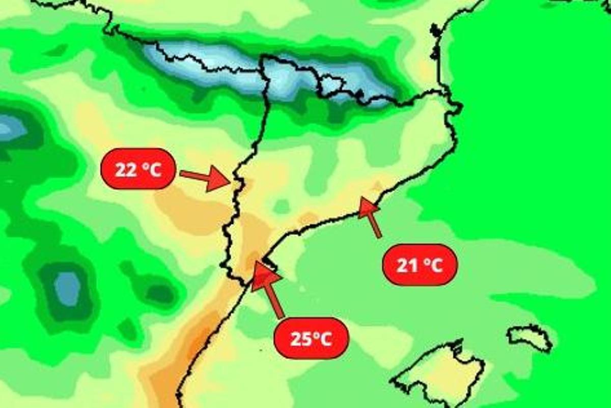 L’últim avís del Meteocat: «Podran pujar als 25 graus» L’últim avís del Meteocat: «Podran pujar als 25 graus»