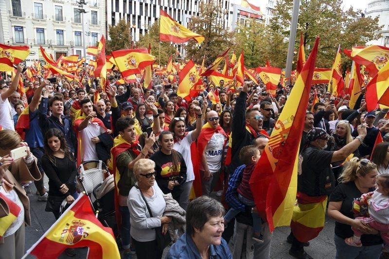 Manifestación contra el 1-0 en Zaragoza