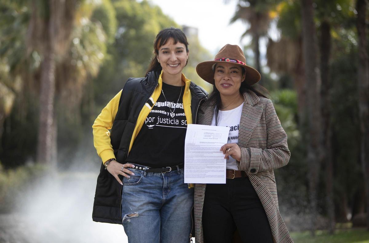 Silvana Cabrera y Dolores Jacinto, impulsoras del movimiento Regularización Ya