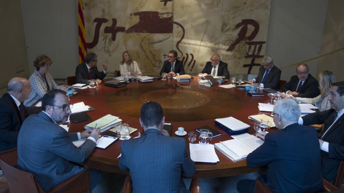 Reunión del Govern, el pasado octubre.