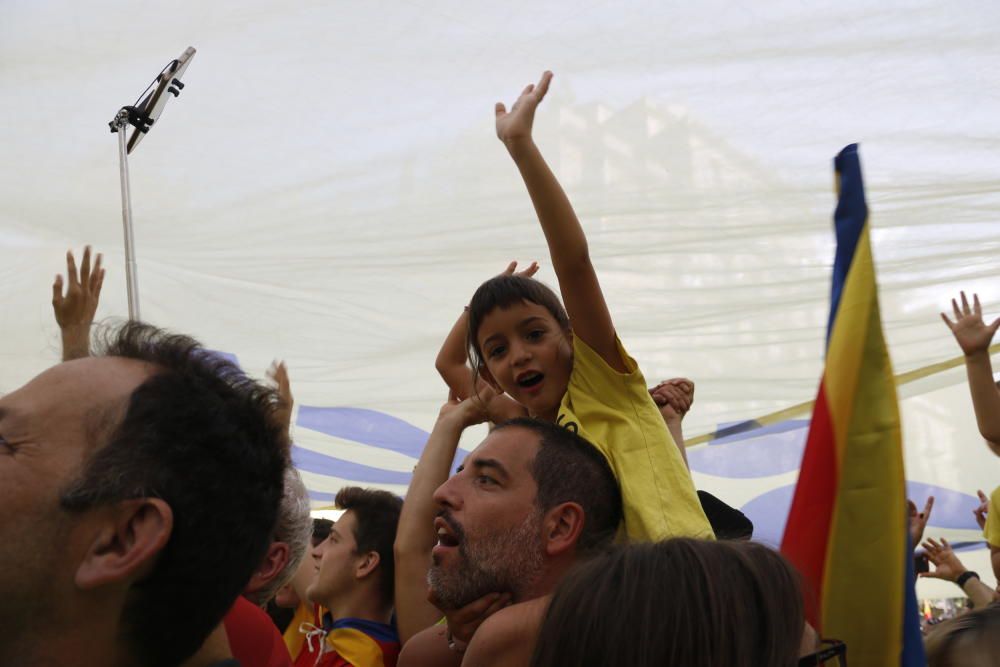 Concentració per la Diada 2017 a Barcelona