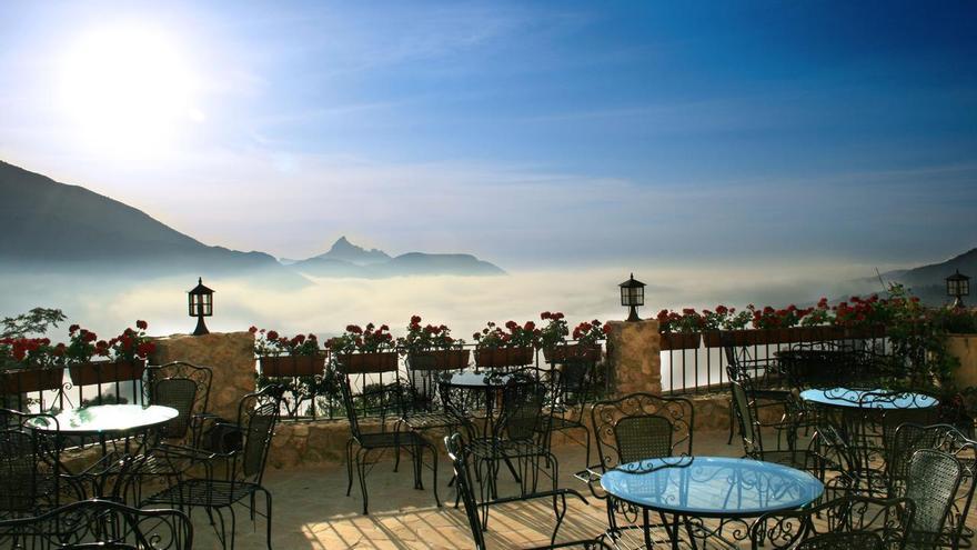 Un hotel pequeño de Guadalest, el segundo más romántico del mundo