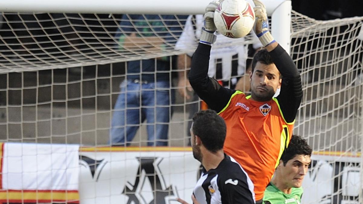 El portero cuando militaba en el CD Castellón.