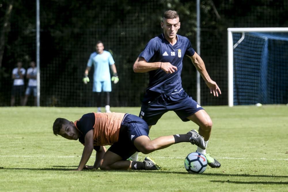 Primer entrenamiento del Real Oviedo