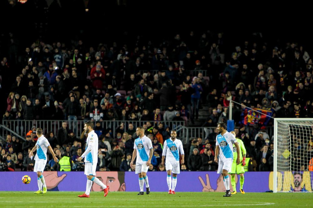 El Dépor sale goleado del Camp Nou