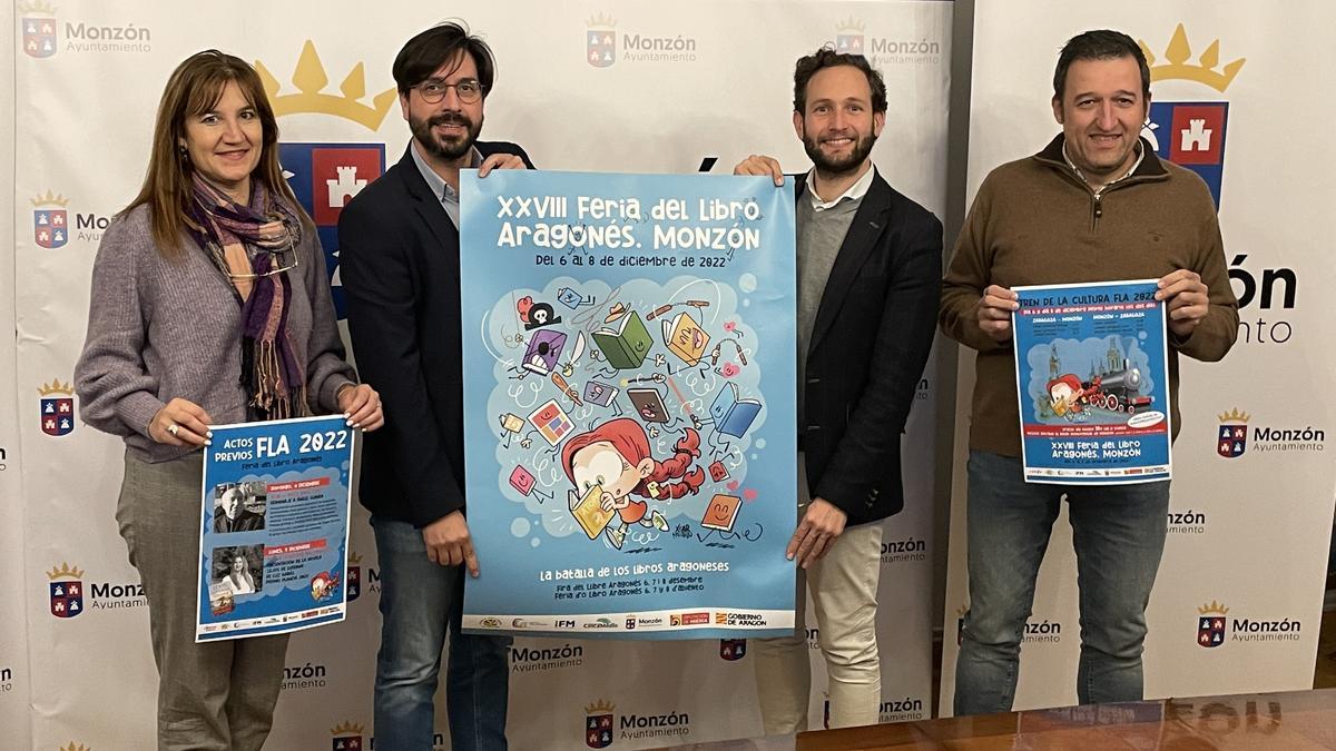 La Feria del libro aragonés de Monzón se prolongará durante tres días este año.