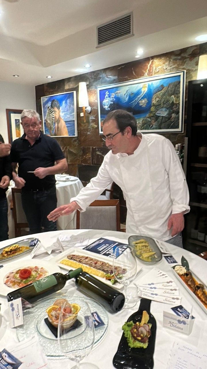 Presentación de las jornadas gastronómicas del pescado azul que organiza Emgrobes y se celebran hasta el 31 de mayo.