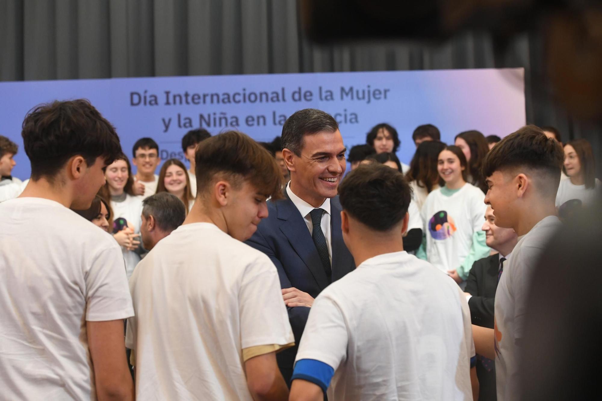 Pedro Sánchez en el Muncyt de A Coruña