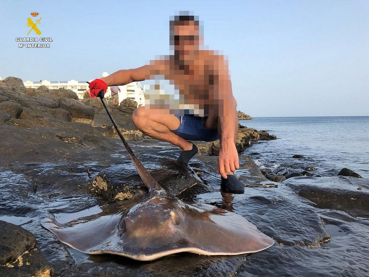 Detenido por vender excursiones para capturar tiburones en Lanzarote.