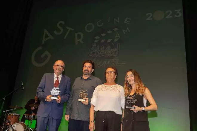 Gala de clausura y entrega de premios del Festival Gastro Cinema en el Teatro Principal de Alicante