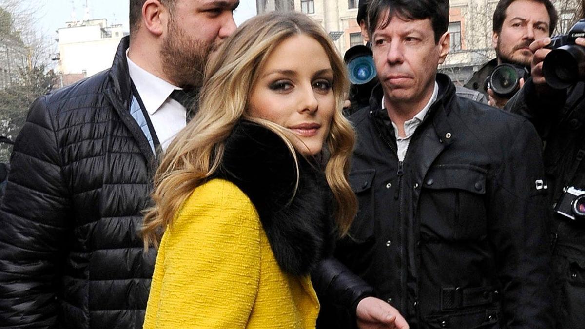 El abrigo amarillo de Olivia Palermo