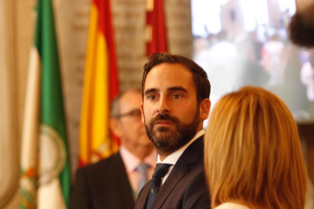 Pleno de investidura del Ayuntamiento de Málaga.