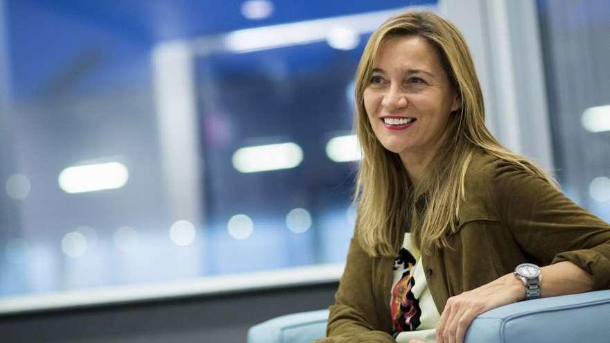 Susana Solís, en la sede del Parlamento Europeo.