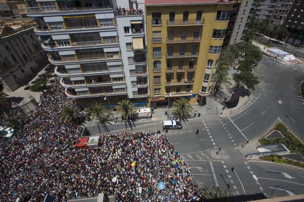 Hogueras 2018: Mascletá de las Hogueras de Alicante de 23 de junio.