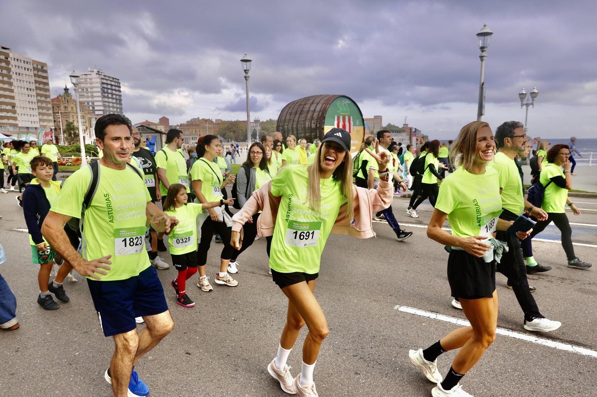 Así fue la carrera contra el cáncer de Gijón: en imágenes