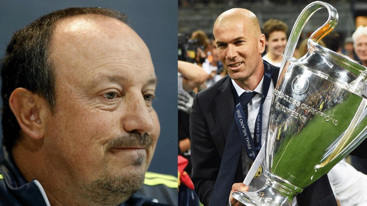 Rafa Benítez fue destiuido en enero, pero cobró 600.000 euros por la Champions que logró Zidane