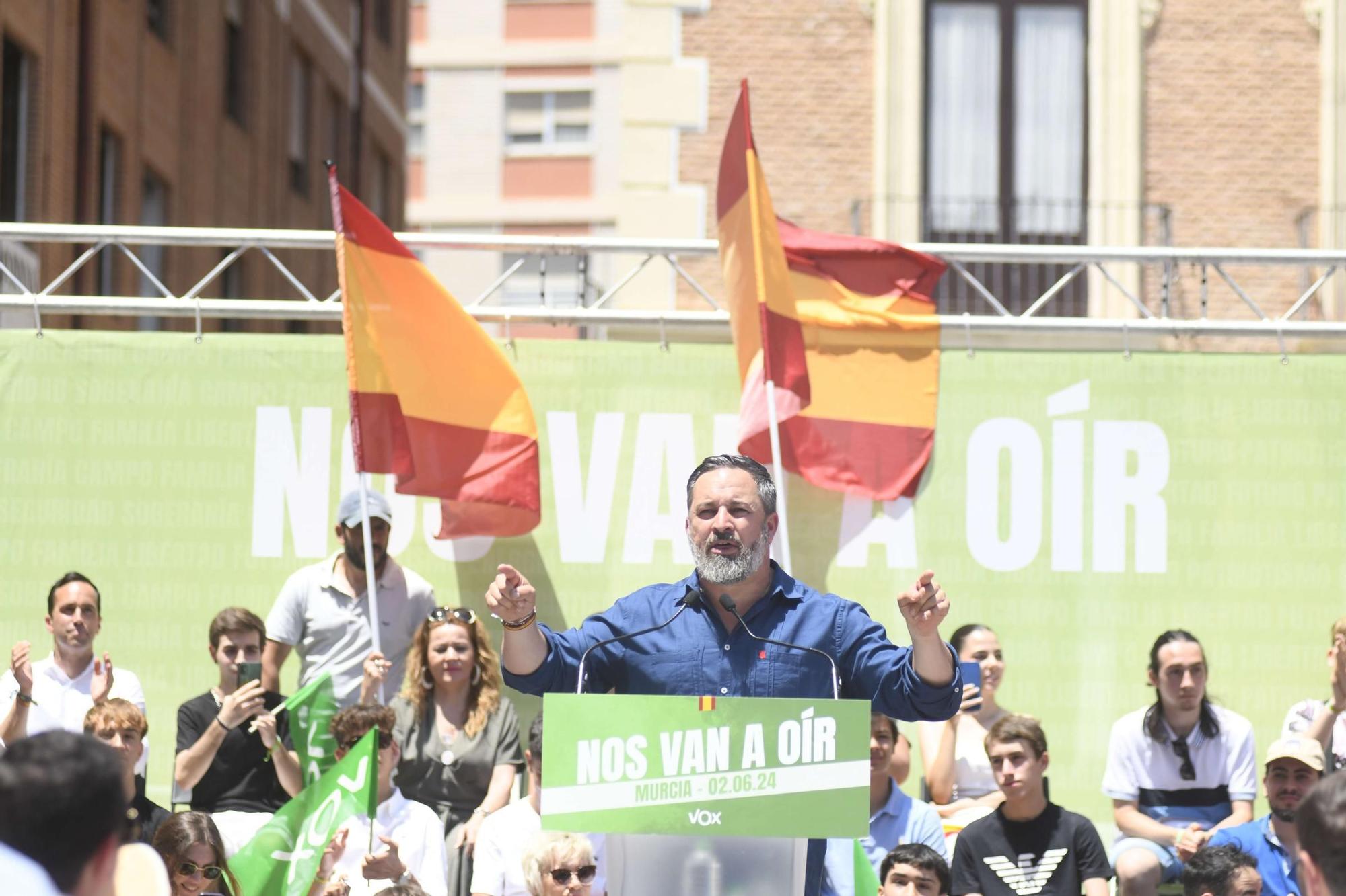 Acto de Santiago Abascal y Jorge Buxadé en Murcia