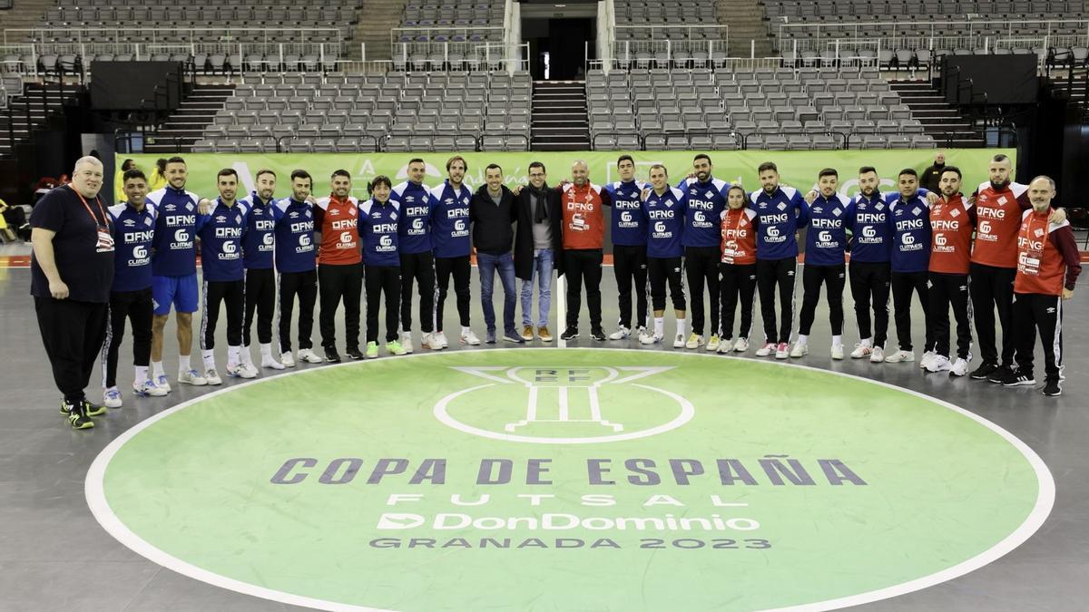 El Palma Futsal está preparado para darlo todo esta noche en la Copa de España.